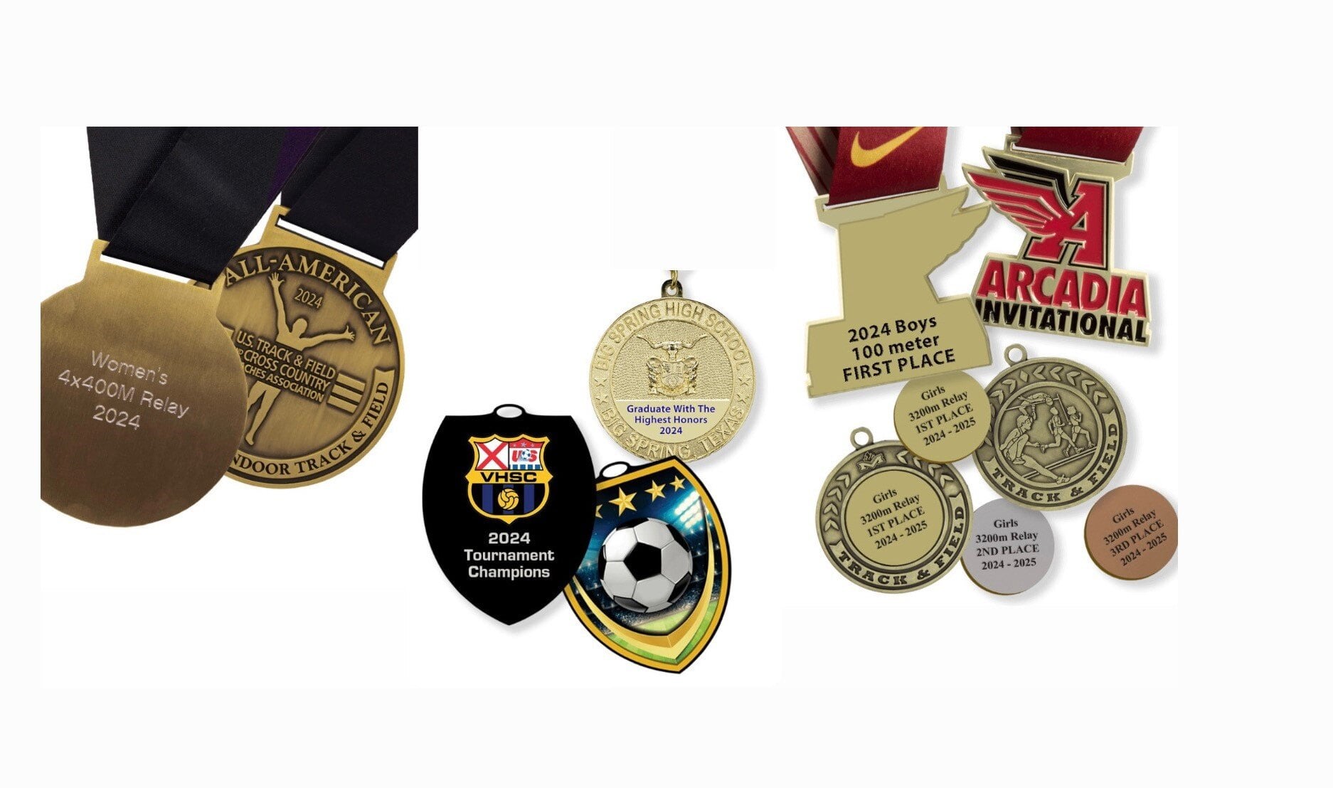その他 Gold Medal Women's and Men's Designs 4 Ways To Personalize Medals | Maxwell Medals & Awards